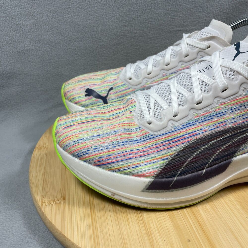 Puma Deviate Nitro Spectra Womens Size 10 Running Shoes Sneakers Multicolor - Picture 7 of 16